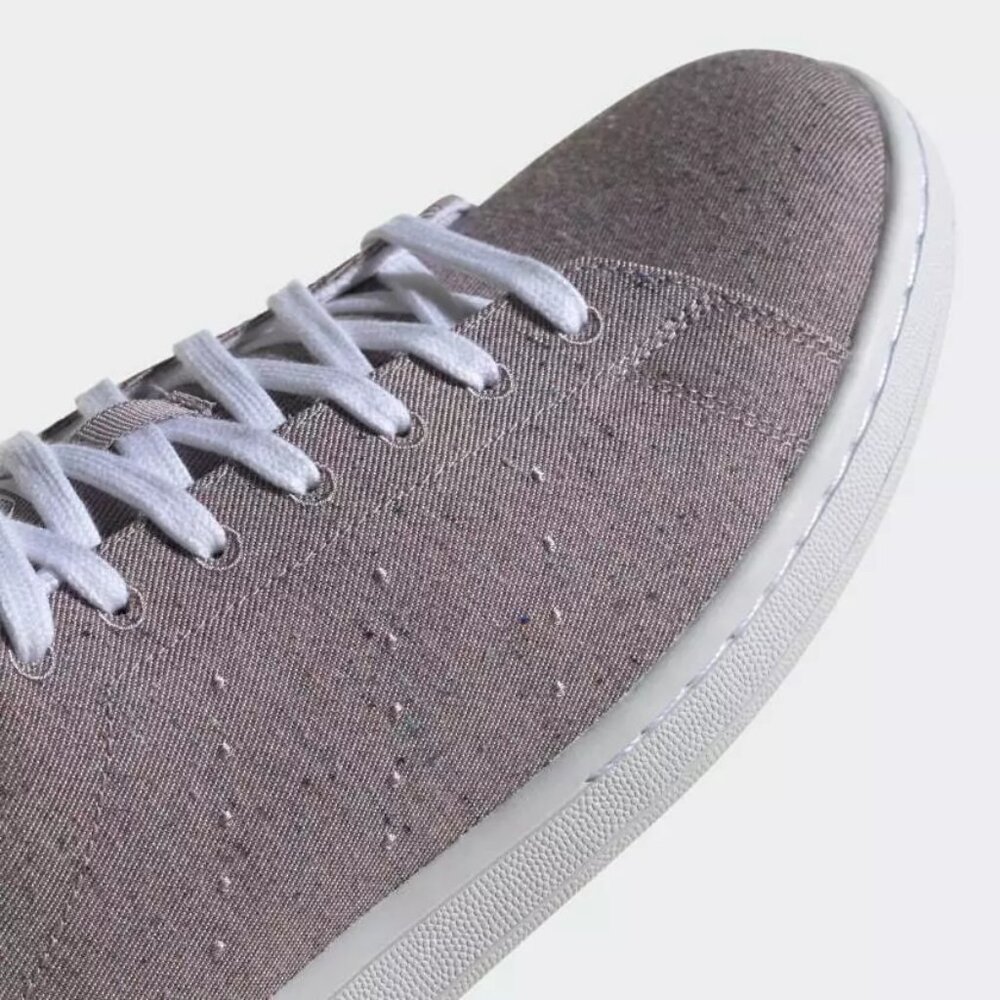 adidas Stan Smith Tennis Sneaker Recycled Textile MORPHLON® GY5460 Purple Grey - Picture 11 of 12